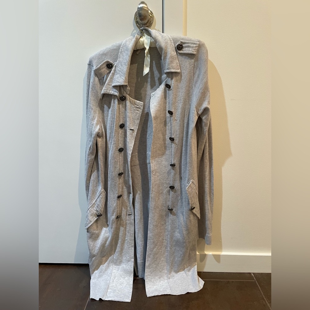 Free People Grey Cardigan